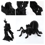 3DHoJor PLA Filament 1.75mm,3D Printing Filament High Speed,1kg*4 Bundle Cardboard Spool, Fit Most FDM 3D Printer,Dimensional Accuracy +/- 0.03 mm,Vacuum Packaging-Black+White 4Pack 3DHoJor