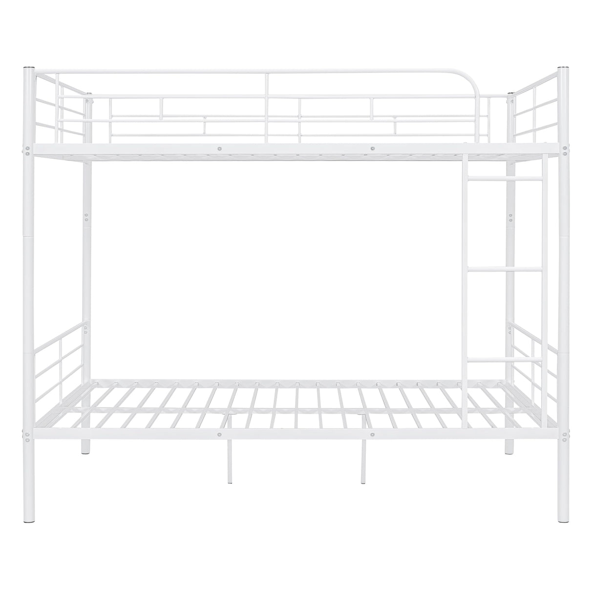 Merax Bunk Bed Full Over Full Metal Bed Frame White Merax