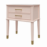 CosmoLiving by Cosmopolitan Westerleigh End Table, Pink CosmoLiving by Cosmopolitan