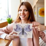 WEBBEDY 3D String Art Kit DIY Butterfly String Arts and Craft Kits for Adults Beginners Include All Necessary Accessories and Wooden Frame, Home Wall Decorations Unique Gift for Valentine's Day WEBEEDY