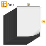 Mr. Pen- Adhesive Magnetic Sheets, 8" x 10", 4 Pack, Magnetic Sheet, Magnetic Paper, Magnet Paper Sheets, Magnetic Sheets with Adhesive Backing, Flexible Magnetic Sheet, Photo Magnets, Magnet Sheet Mr. Pen