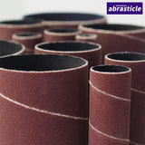 18 Pack Spindle Sander Sleeves, Sanding Sleeves for Oscillating Sander, 80 150 240 Assorted Grit Sandpaper, 4-1/2" Length, 1/2",3/4",1",1-1/2", 2", abrasticle