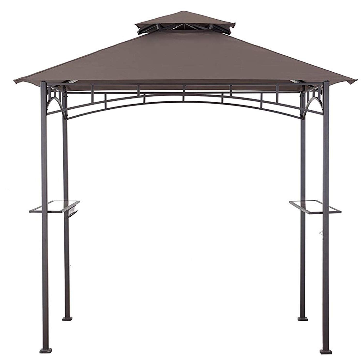 MASTERCANOPY Grill Gazebo Replacement Canopy for Model L-GG001PST-F (Brown) - WoodArtSupply