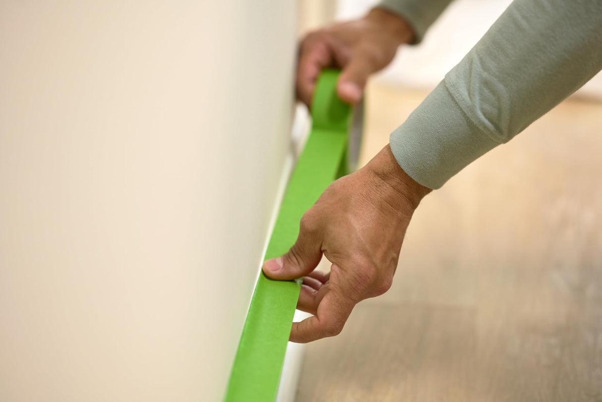 FrogTape Multi-Surface Painters Tape with PAINTBLOCK, 2 Inch Wide (1.88 In. x 60 Yds), Medium Adhesion, Green, 3 Rolls (240661) FrogTape