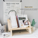 Fox Claw Wood Bookcase in Living Room/Home/Office, Desktop Book Shelf Organizer Bookshelves Storage Rack for CDs/Magazine/Books Display (Style V) Fox Claw