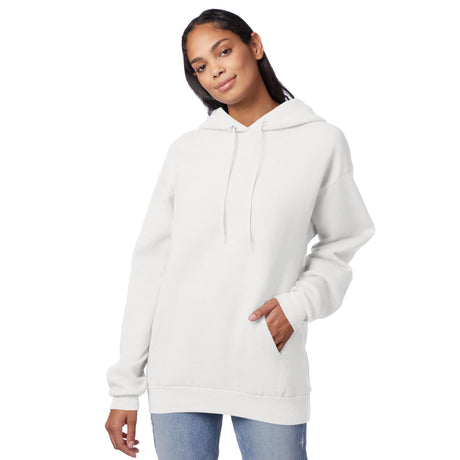 Hanes Men's Pullover EcoSmart Hooded Sweatshirt, white, Medium Hanes