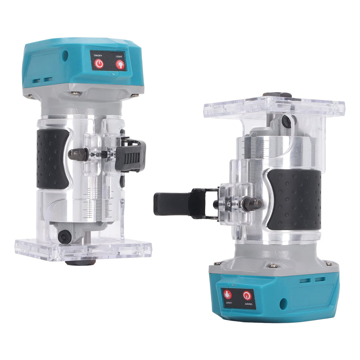 Router Tool, Wood Router Woodworking Router 18V Battery Hole Trimmer Brushless Lithium Trimming Carving Machine Hand Trimmer for Wood Working Slotting Generic