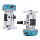 Router Tool, Wood Router Woodworking Router 18V Battery Hole Trimmer Brushless Lithium Trimming Carving Machine Hand Trimmer for Wood Working Slotting Generic