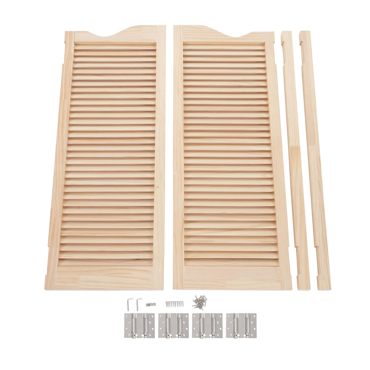 Swinging Doors, Saloon Doors, Pine Wood Swinging Doors, Wooden Saloon Doors, for Inside, Wall-Mounted, for House, Kitchen Hilberiazel