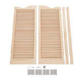 Swinging Doors, Saloon Doors, Pine Wood Swinging Doors, Wooden Saloon Doors, for Inside, Wall-Mounted, for House, Kitchen Hilberiazel