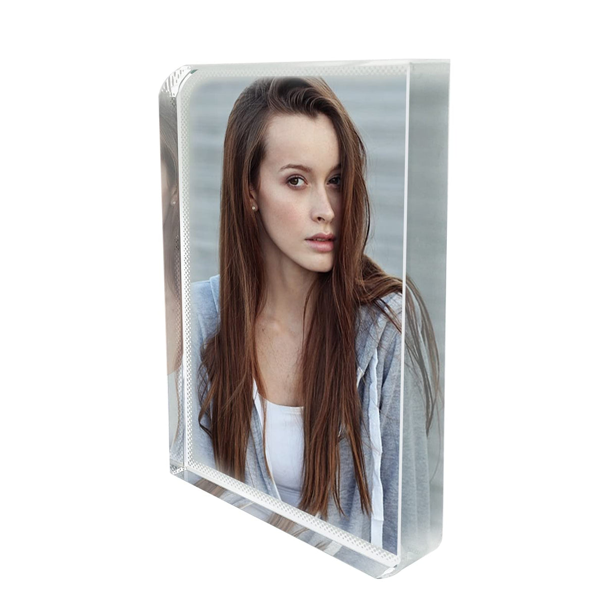 Ismosm Sublimation Blanks Crystal Tabletop Decor Decorative Signs Plaques Custom Photo Frame DIY Picture Frame (Blank - Rectangle) Ismosm