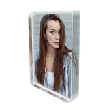 Ismosm Sublimation Blanks Crystal Tabletop Decor Decorative Signs Plaques Custom Photo Frame DIY Picture Frame (Blank - Rectangle) Ismosm