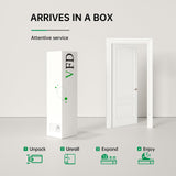 VFD 6 Inch Twin Memory Foam Mattress - Medium Firm Feel - Gel Infusion - Memory Foam Infused with Removable Cover- No Fiberglass - Breathable - CertiPur Certified VFD