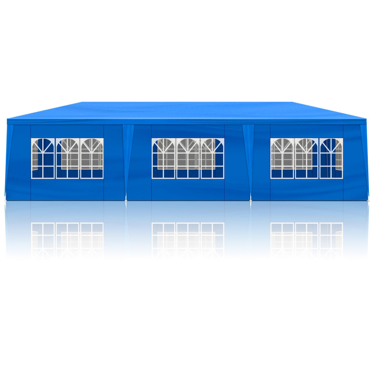 susici 10x30 Blue Outdoor Party Tent with 8 Removable Sidewalls Outdoor Tents for Parties Gazebo Canopy Tent Event Tent for Wedding, Birthday, Garden Parties and Backyard Patio BBQ Camping susici