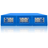 susici 10x30 Blue Outdoor Party Tent with 8 Removable Sidewalls Outdoor Tents for Parties Gazebo Canopy Tent Event Tent for Wedding, Birthday, Garden Parties and Backyard Patio BBQ Camping susici