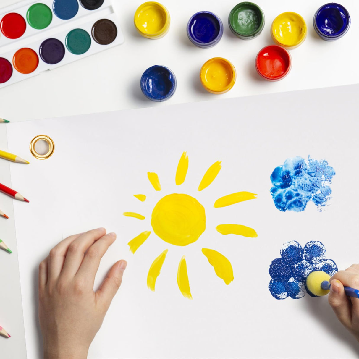 2 Pieces Large Blank Banners, 2x6 Feet White Polyester Oxford Sublimation Banners with Hanging Rope for Indoor Outdoor Display, DIY Blank Banners for Wall Signs, Painting, and Writing, and Party Decoration GCTWFYK