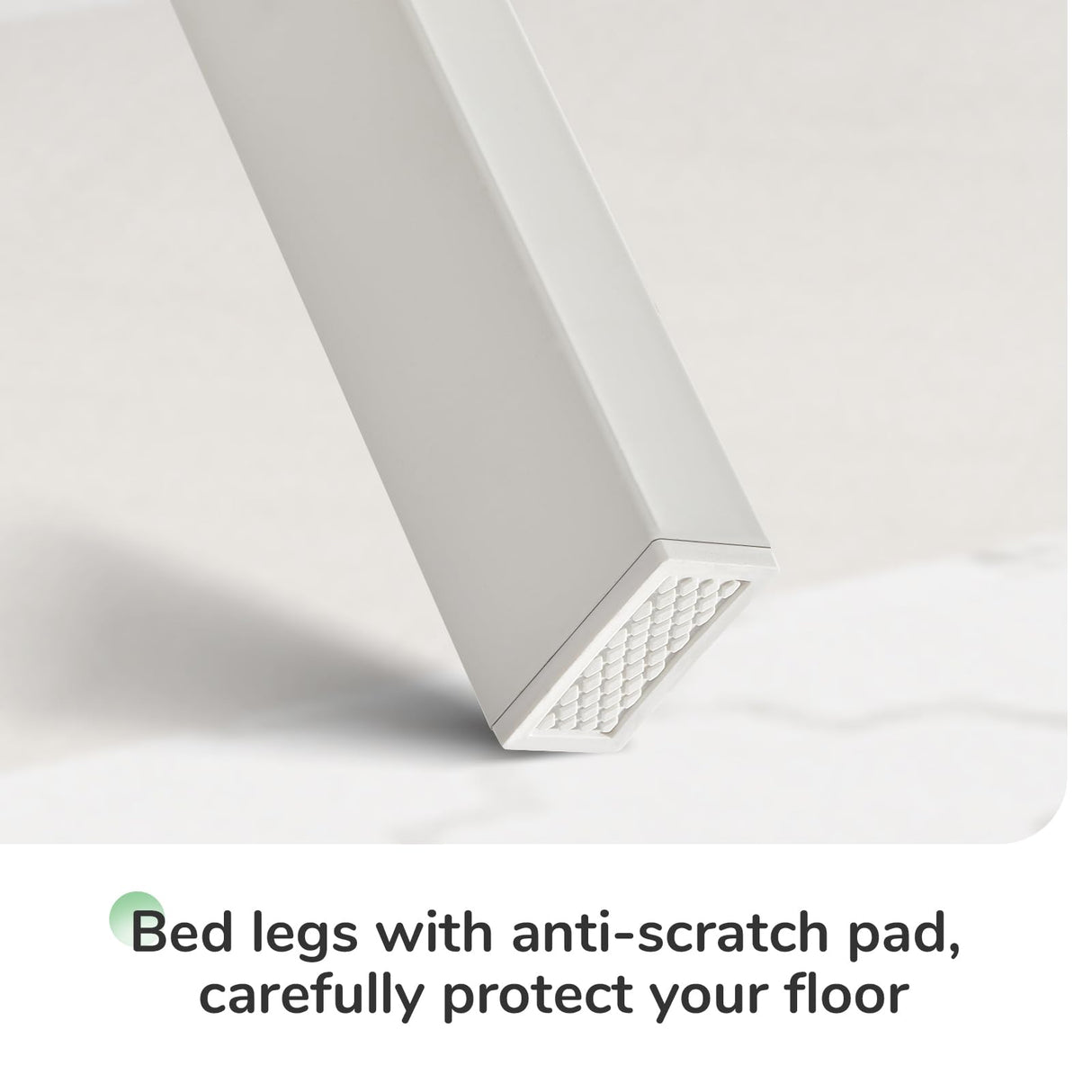 Novilla Full Size Bed Frame Without Headboard, Metal Platform Bed Frame, No Box Spring Needed, Heavy Duty, Wood Slat Support, Easy Assembly, White Novilla