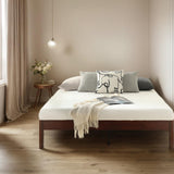 14 inch Sturdy Heavy Duty Wood Bed Frames with Wooden Slats, Full Size Platform Bed Frame, Natural Classic Design, Easy Set Up, No Box Spring Needed, Storage Space Under-Bed (Full) Generic