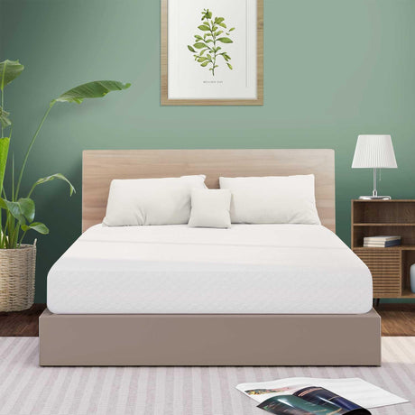 NEO SLEEP 8 Inch Queen Cooling Gel Memory Foam Mattress Medium Firm CertiPUR-US Certified Mattress in a Box Enhanced Pressure Relief Removable Soft Cover No Fiberglass (Queen, 8 in) NEO SLEEP