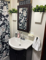 Dahey 2 Packs Metal Wall Planter with Artificial Plants, Farmhouse Wall Decor Hanging Wall Vase Boxs Galvanized Flowers Holder for Country Rustic Home Wall Decor, White Dahey