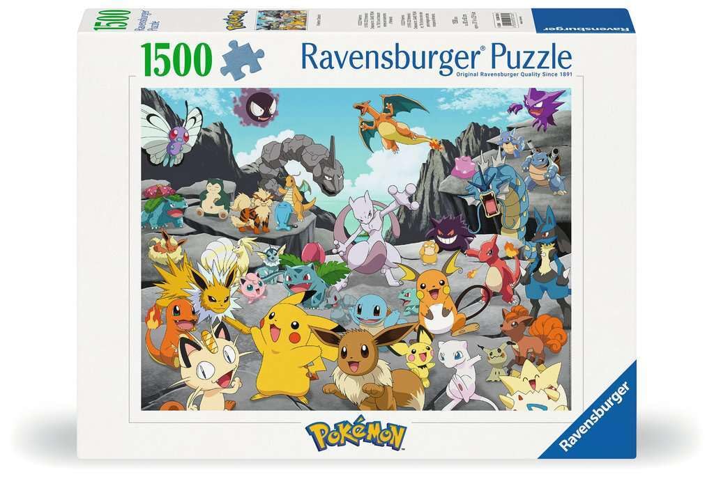 Ravensburger Pokemon Classics 1500 Piece Jigsaw Puzzles for Adults and Kids Age 12 Years Up Ravensburger