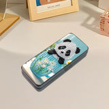 Diamond Art Painting Eye Glass Case, DIY Panda Diamond Art Glasses Storage Box Sunglass Case for Adults Handmade for Art Craft Gift Travel Sunglass Eyeglasses WoodArtSupply