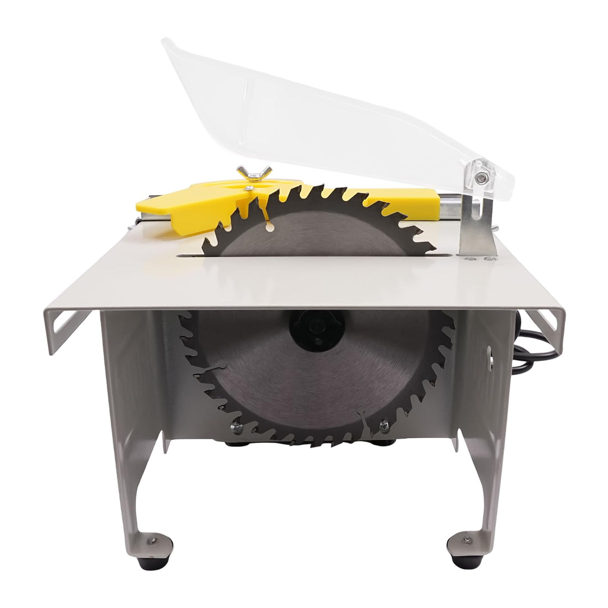 110V Multi-function Mini Table Saw, 750W Portable High Precision DIY Woodworking Cutter Handmade Tool,1000-10000RPM Electric Benchtop Table Polisher Grinder Saw Cutting Machine for Gem Jewelry Rock MUSESPANI