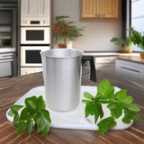 EricX Light Candle Making Pouring Pot, 4 pounds, Dripless Pouring Spout & Heat-resisting Handle Designed Wax Melting Pot, Aluminum Construction Candle Making Pitcher EricX Light