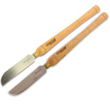 Hurricane Turning Tools, HSS, 2 Piece Heavy Duty Right and Left Side Curved Scraper Set (1 1/2"W x 3/8" Wide), Standard Series Woodturning Tools Hurricane Turning Tools