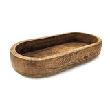 Modish Luxury Decorative Wooden Dough Bowl 13 inch, Brown Modish Luxury