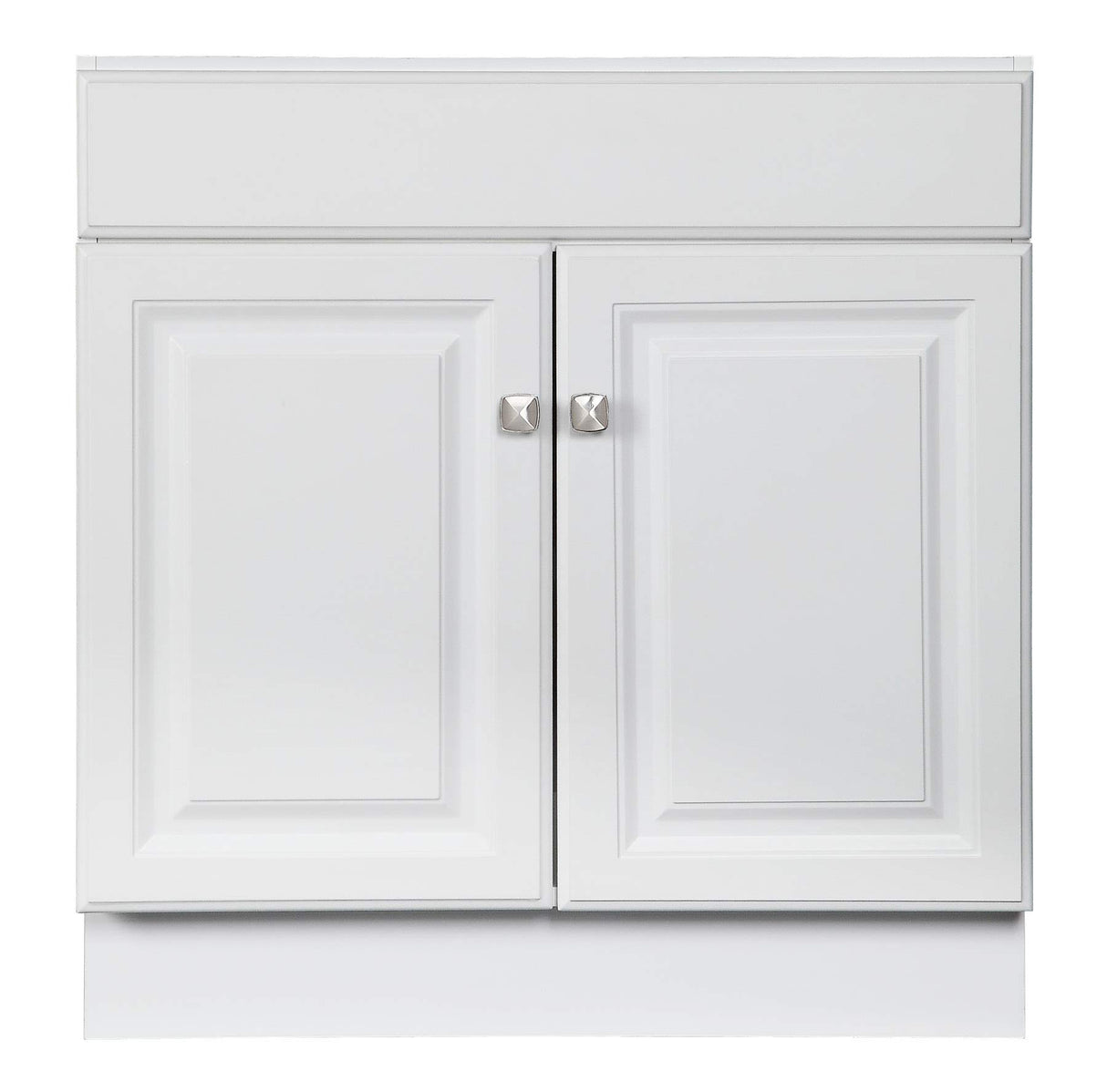 Design House Wyndham 30 Inch Bathroom Vanity, Ready to Assemble, Solid Wood, White, 597146 Design House