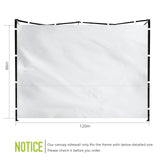 Instant Canopy Sidewalls for 10x10 Pop Up Canopy Tent, 300D Waterproof Material for Outdoor Events, Vendor Booths, and Privacy (Sidewalls Only, Canopy Not Included) (3 PCS) FLAGLY