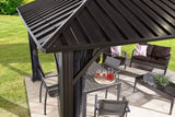 Genova Gazebo 12 x 16 ft. Steel roof Sojag