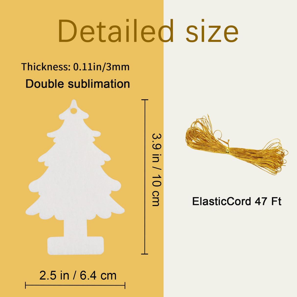 50 pcs Sublimation air fresheners Blanks ，Sublimation Blanks Products DIY Air Freshener for Car and Home Hanging Decoration Sublimation car freshener Blanks Sublimation Ornaments Blanks GEKIXUTP