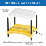 Brinsea Ecoglow Safety 600 Chick or Duckling Brooder, Adjustable Height & Angle Brooder Plate for 20 Chicks, Ideal for Chicken Coops Poultry Heating with Safety Indicator, 12 Watts Brinsea