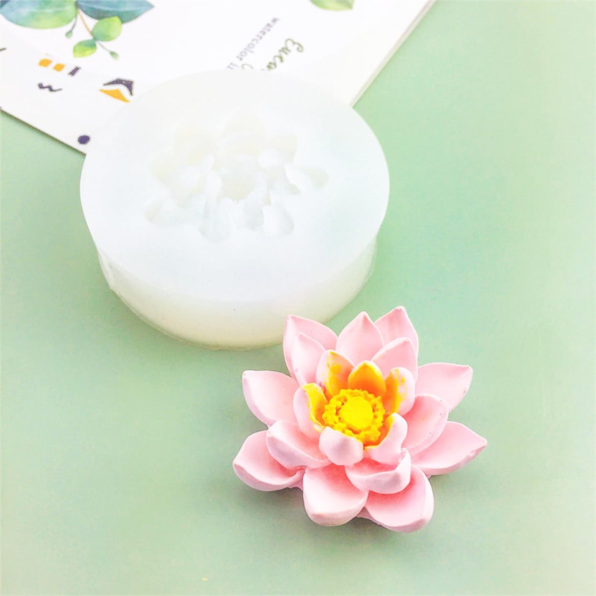 9 PCS Flower Candle Molds Rose Silicone Candle Mold Flower Shapes Moldes De Rosas Silicona para Velas for Soy Wax, Beeswax, Candle Making, Resin Craft Aifong