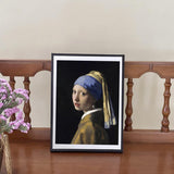 2pcs 5D DIY Diamond Painting Kits, Famous Portrait Paintings Full Drill Crystal Rhinestone Embroidery Arts Craft Wall Decor12x16in, Mona Lisa & Girl with a Pearl Earring YAYOU