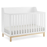 GAP babyGap Oxford 6-in-1 Convertible Crib - Greenguard Gold Certified, Bianca White/Natural Delta Children