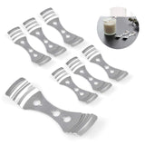 25pcs Metal Candle Wick Holder, Silver Stainless Steel Candle Wick Centering Devices for Candle Making DINGPAI