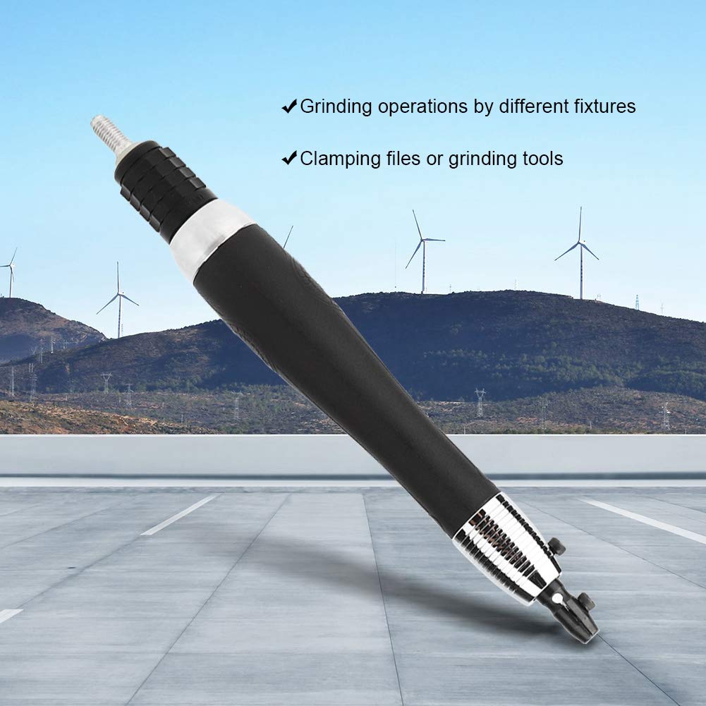 Pneumatic Ultrasound Grinder Micro Pneumatic Air Pencil Die Grinder Kit, Grinding File Mini Pneumatic Tool High-Speed Bearing Ultrasonic Industrial Accessory, 1/4 inch, 22000RPM Fabater