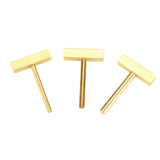 3pcs/set 30W/40W/60W T Soldering Iron Tips,T Tip Soldering Iron Brass Silicon with Hot Press Stripe LCD Screen Flex Ribbon Cable Repair,for LCD Screen Flexed Cable Repair Repair Soft Wire SALUTUYA