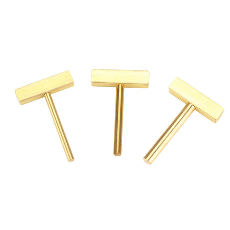 3pcs/set 30W/40W/60W T Soldering Iron Tips,T Tip Soldering Iron Brass Silicon with Hot Press Stripe LCD Screen Flex Ribbon Cable Repair,for LCD Screen Flexed Cable Repair Repair Soft Wire SALUTUYA
