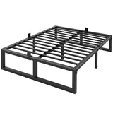 Yitong Angel King Bed Frame, 14 Inch High 3500 lbs Metal Platform, Mattress Foundation with Steel Slat Support/No Box Spring Needed/Noise Free/Non-Slip/Easy Assembly Yitong Angel