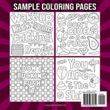 Bold and Easy Swear Word Coloring Book for Adults: Hilarious and Funny Swearing Quotes Designs for Relaxation, Mindfulness, and Creativity WoodArtSupply