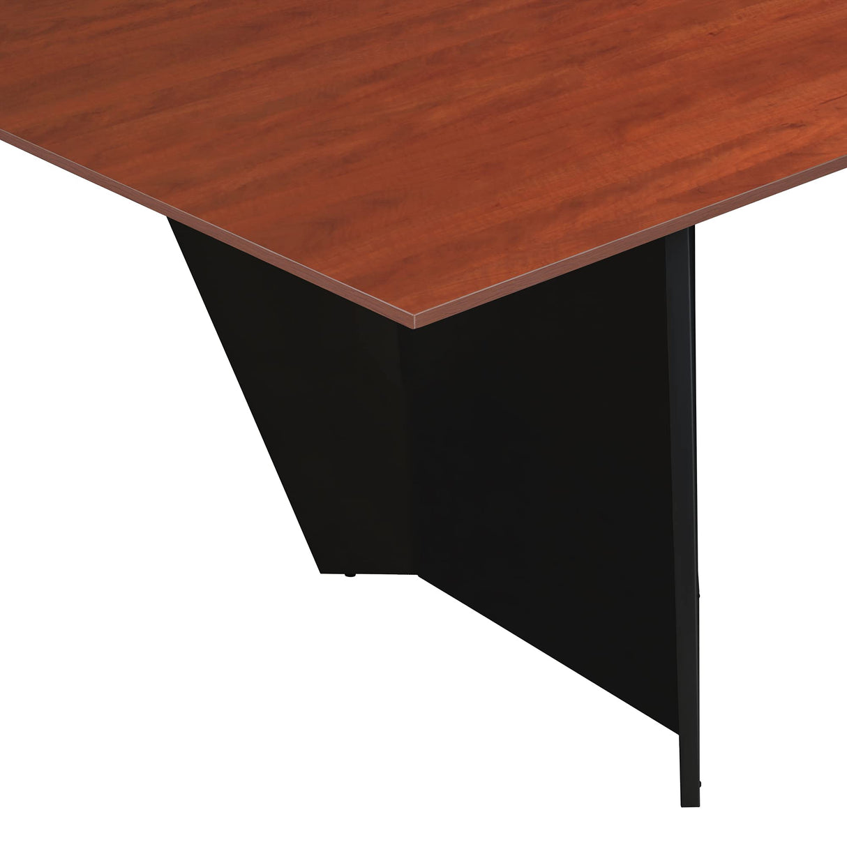 Array 120" Conference Table with Power Data Grommet- Cherry/Black Regency