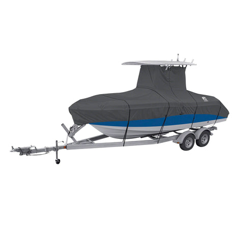 Classic Accessories StormPro Heavy-Duty T-Top Boat Cover, Fits boats 20 ft - 22 ft long x 106 in wide Classic Accessories