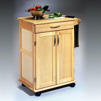 Homestyles General Line Mobile Kitchen Cart, FURNITURE, Natural