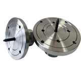 3" Wood Lathe Faceplate with Screw Chuck for 1" x 8TPI Woodworking Spindle HAIDMAEN