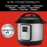 Instant Pot Duo Plus 9-in-1 Electric Pressure Cooker, Slow Cooker, Rice Cooker, Steamer, Sauté, Yogurt Maker, Warmer & Sterilizer, Includes App With Over 800 Recipes, Stainless Steel, 6 Quart Instant Pot