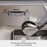 Breville Barista Express Impress Espresso Machine BES876BSS, Brushed Stainless Steel Breville